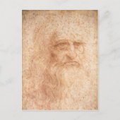 Postkarte Leonardo da Vinci (Vorderseite)