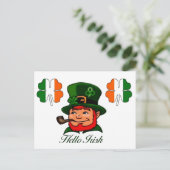Postkarte Leprechaun (Stehend Vorderseite)