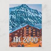 Postkarte Les Bogen 2000 Skistation (Vorderseite)