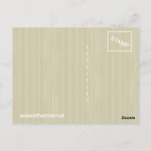 Postkarte lesen (Rückseite)