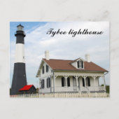 Postkarte Leuchtturm Tybee Island (Vorderseite)