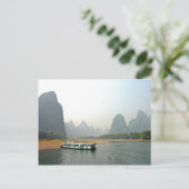 Postkarte Li Fluss. Guilin, China (Stehend Vorderseite)