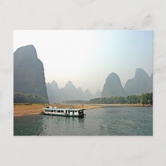 Postkarte Li Fluss. Guilin, China (Vorderseite)