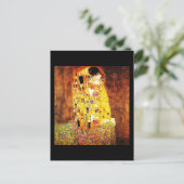 Postkarte Liebe Art-Klimt-Kiss (Stehend Vorderseite)