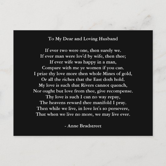 Postkarte-Liebe Art-Liebe Gedicht 15 Postkarte (Vorderseite)