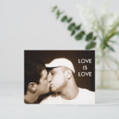Postkarte "Liebe ist Liebe" (Stehend Vorderseite)