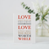 Postkarte - Liebe ist was... (Stehend Vorderseite)