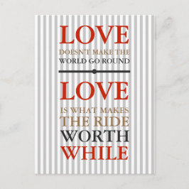 Postkarte - Liebe ist was...