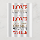 Postkarte - Liebe ist was... (Vorderseite)