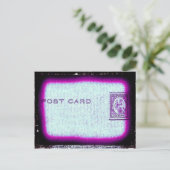 "Postkarte" (Lila) Postkarte (Stehend Vorderseite)
