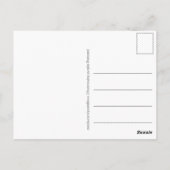 Postkarte "lila Postübergabe" (Rückseite)