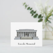 Postkarte: Lincoln Memorial: Washington DC Postkarte (Stehend Vorderseite)