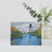 Postkarte "Lincoln Park - Chicago" (Stehend Vorderseite)