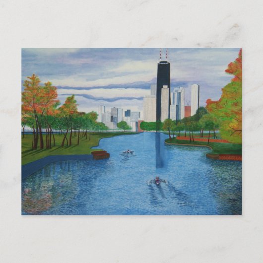Postkarte "Lincoln Park - Chicago" (Vorderseite)