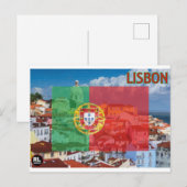 Postkarte Lissabon (Vorne/Hinten)