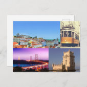 Postkarte Lissabon-Sammlung (Vorne/Hinten)
