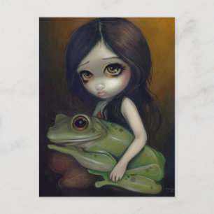 Postkarte "Little Frog Girl"