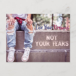 Postkarte Live Your Dreams