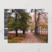 Postkarte Ljubljana (Vorne/Hinten)