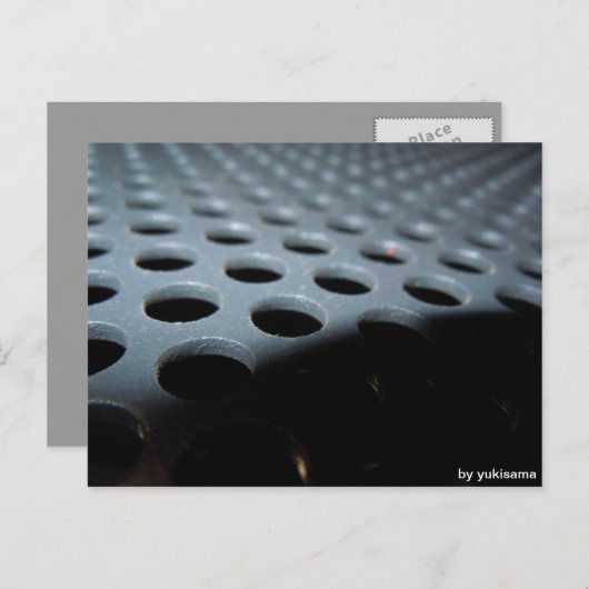 Postkarte - Löcher (Vorne/Hinten)