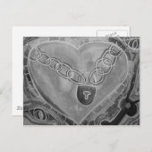 Postkarte "Locked Heart" (Vorne/Hinten)