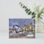 Postkarte London Time (Stehend Vorderseite)