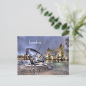 Postkarte London Time (Stehend Vorderseite)
