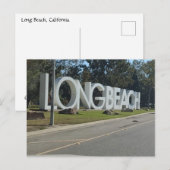 POSTKARTE LONG BEACH #2 (Vorne/Hinten)
