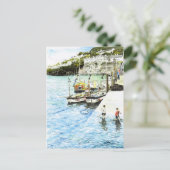 Postkarte "Looe Harbor" (Stehend Vorderseite)