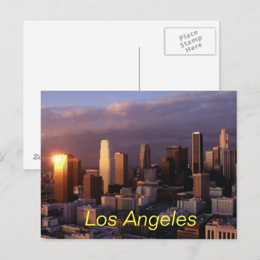 Postkarte Los Angeles (Vorne/Hinten)