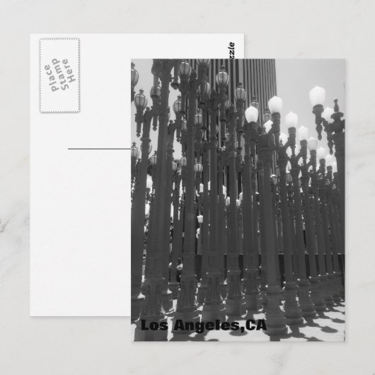 Postkarte Los Angeles (Vorne/Hinten)