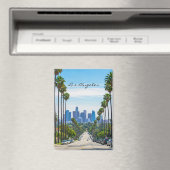 Postkarte Los Angeles Street Magnet (In Situ (Geschirrspüler))