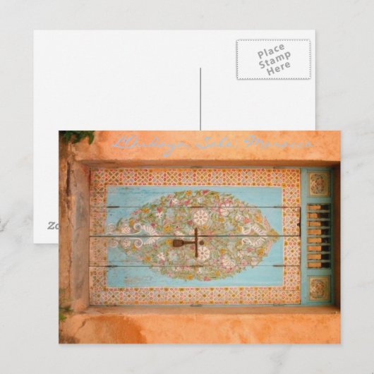 Postkarte L'Oudaya (Vorne/Hinten)