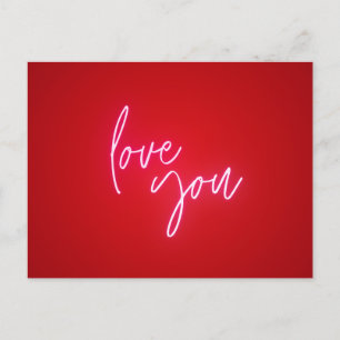 Postkarte - "love you"