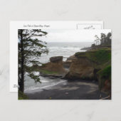 Postkarte "Low Tide at Depoe Bay, Oregon" (Vorne/Hinten)