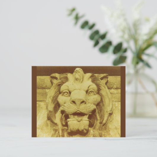 Postkarte - Löwen Kopf (Stehend Vorderseite)