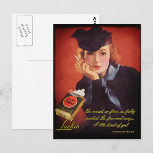 Postkarte "Luckie" (Vorne/Hinten)