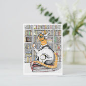 Postkarte: Luftfahrt für Katzen Postkarte (Stehend Vorderseite)