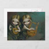 Postkarte "Lute and Lyre" (Vorne/Hinten)