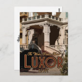 Postkarte Luxor Winter Palace (Vorne/Hinten)