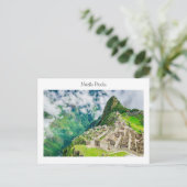 Postkarte Machu Picchu (Stehend Vorderseite)