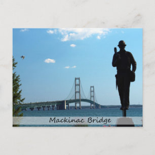 Postkarte/Mackinac-Brücke Postkarte