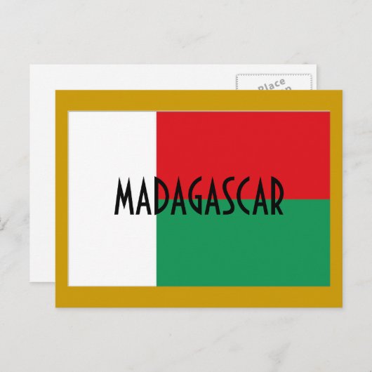 Postkarte Madagaskar (Vorne/Hinten)