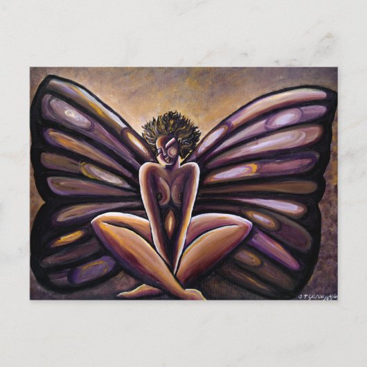 Postkarte Madame-Butterfly III (Vorderseite)