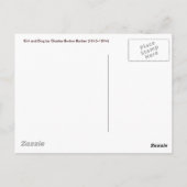 Postkarte: Mädchen und Hunde Postkarte (Rückseite)