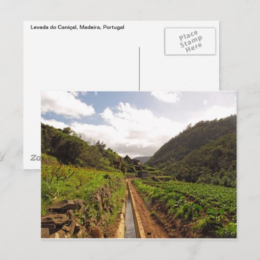 Postkarte Madeira (Vorne/Hinten)