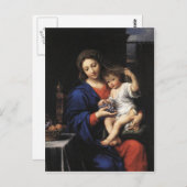Postkarte Madonna und Kind (Vorne/Hinten)