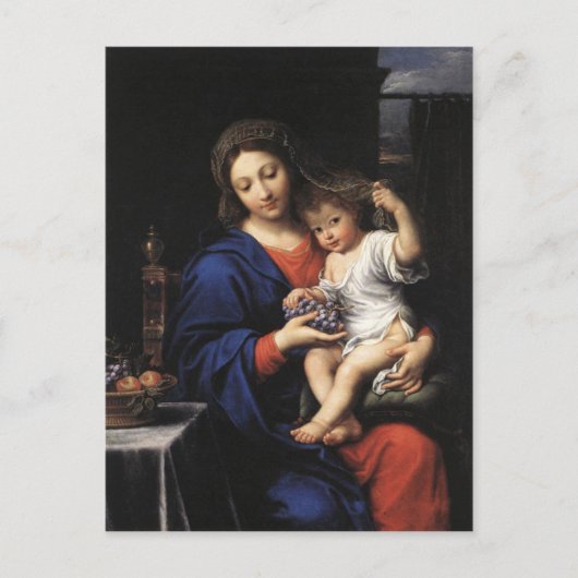 Postkarte Madonna und Kind (Vorderseite)