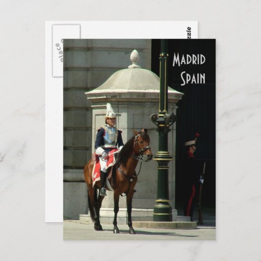Postkarte Madrid (Vorne/Hinten)