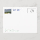 Postkarte, "MAGICAL HANALEI" (KAUAI) Postkarte (Rückseite)